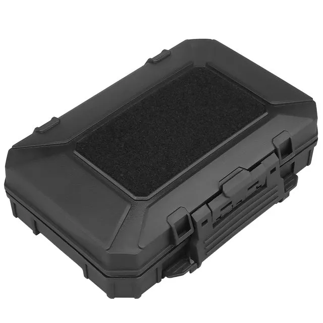 Tactical Equipment Storage Box Foam Padded Gun Safety Hard Shell Carry Case 7.7in