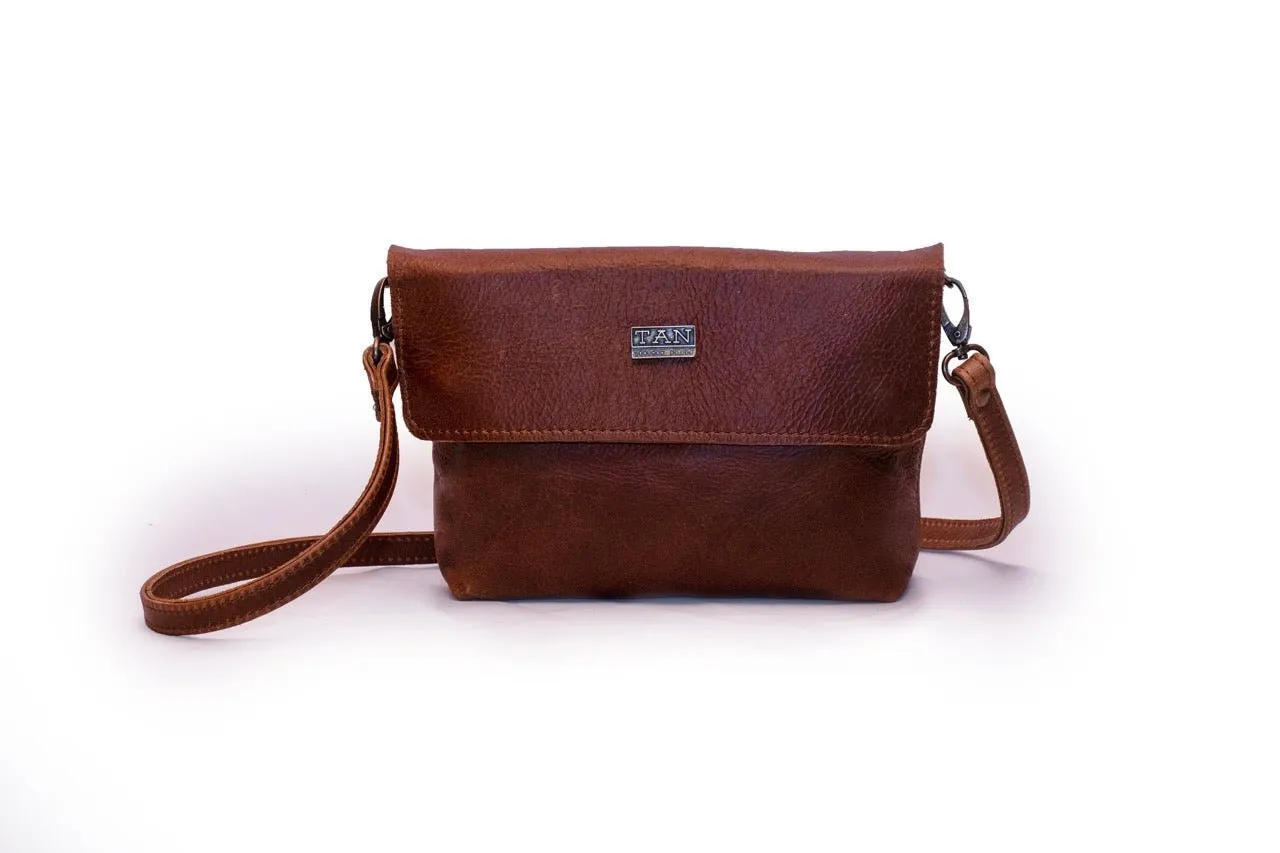 Tan Leather Goods - Mila Sling Bag | Pecan