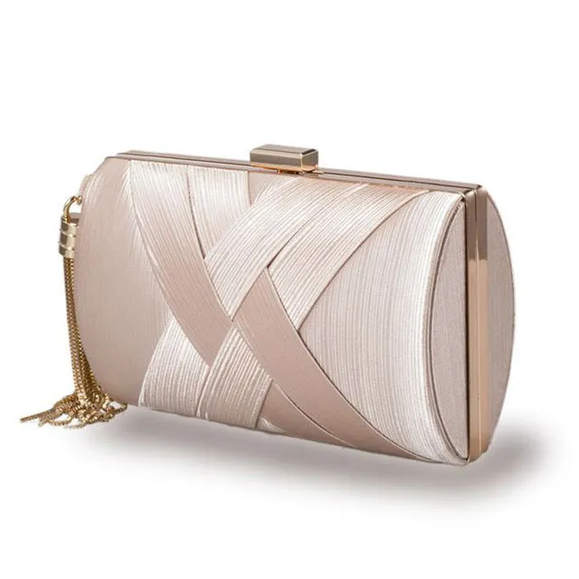 Tassel Chain Evening Clutch