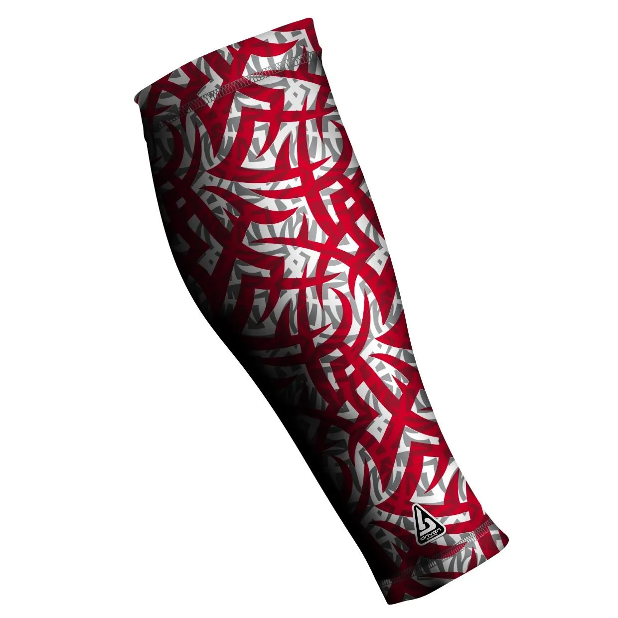 UNISEX COMPRESSION CALF SLEEVES, Tribal Ink RED