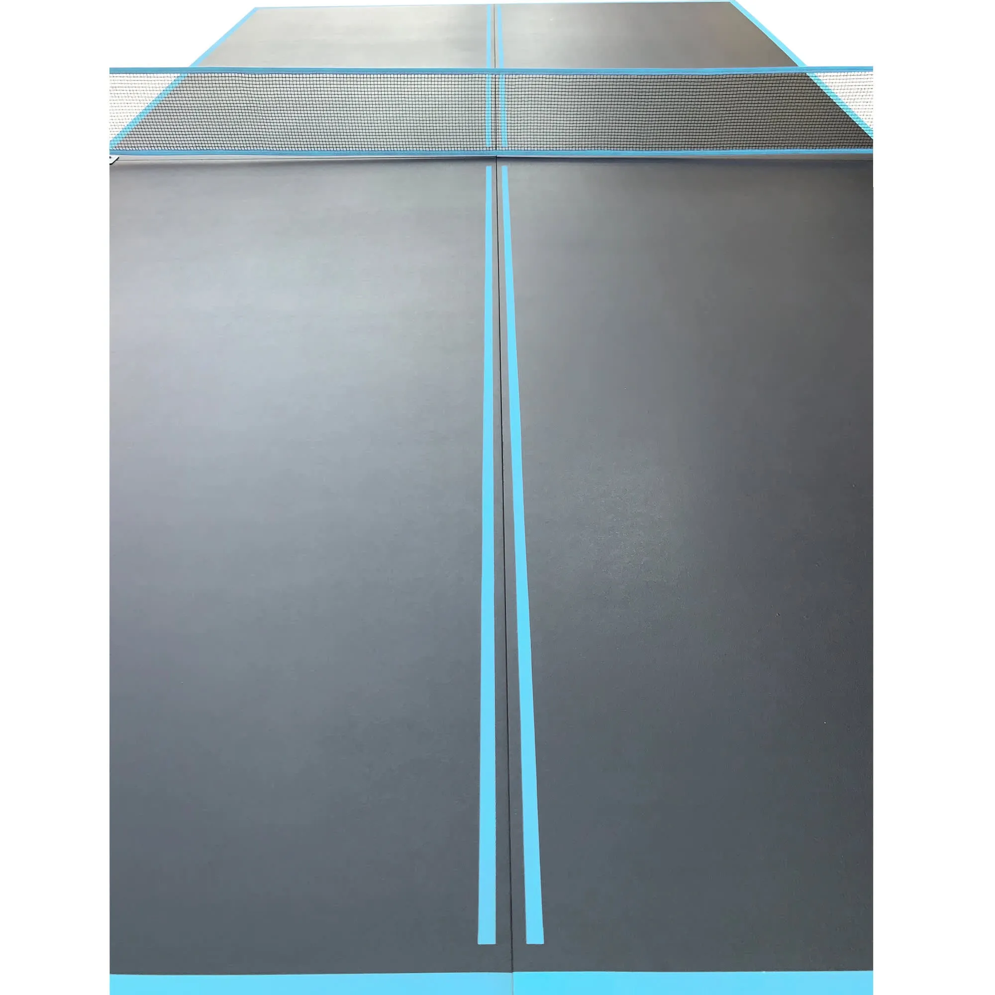 Unity 4 Piece 15mm Table Tennis Table - Char Grey