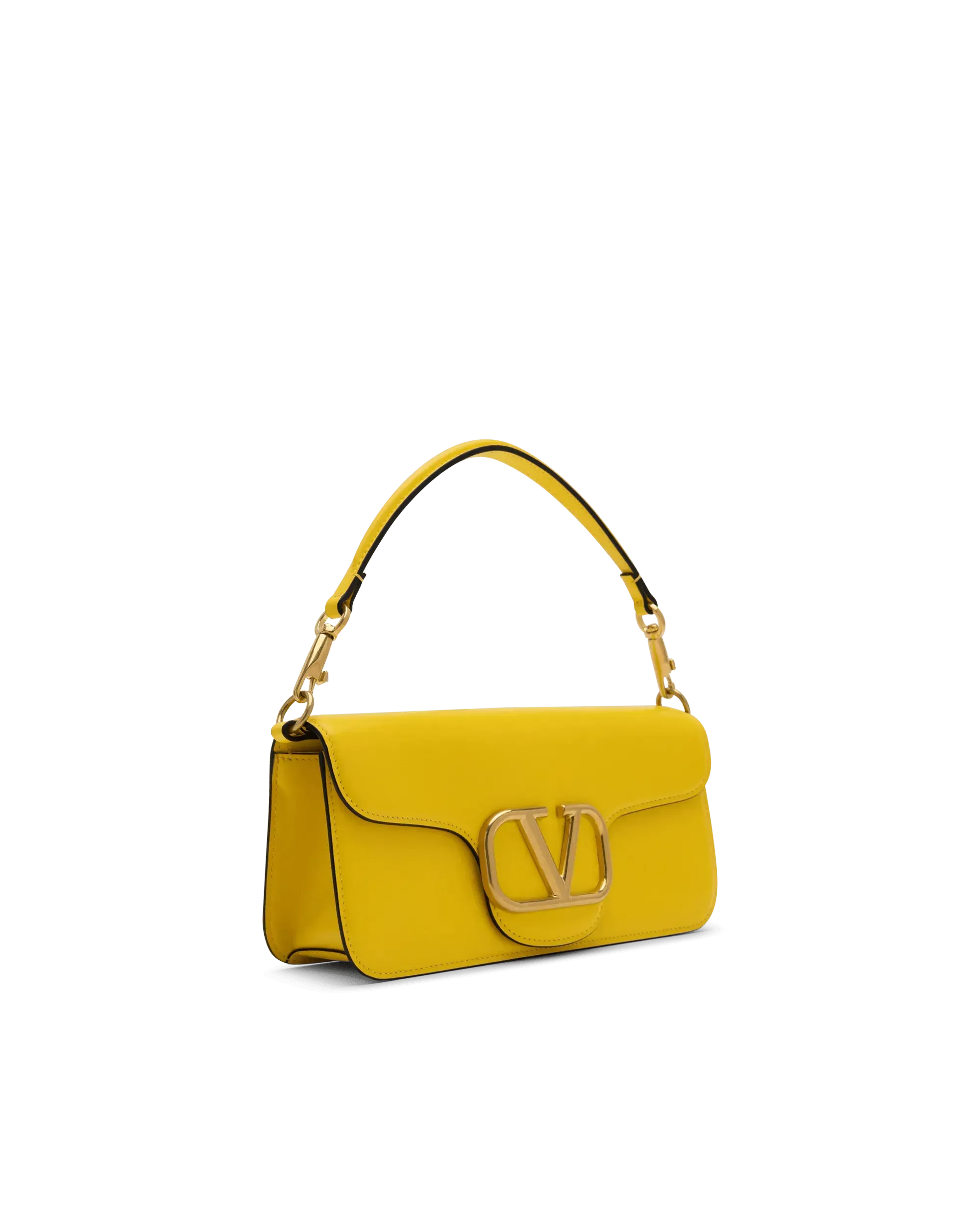 V Logo Fold-Over Shoulder Bag