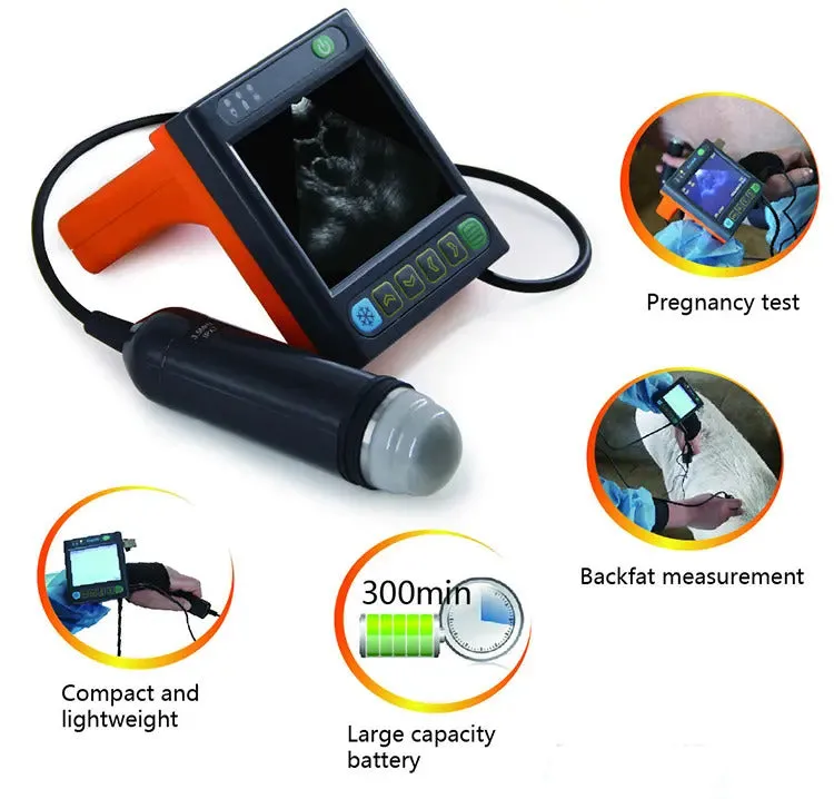 Veterinary B Mode Portable Ultrasound Scanner I MSU-3