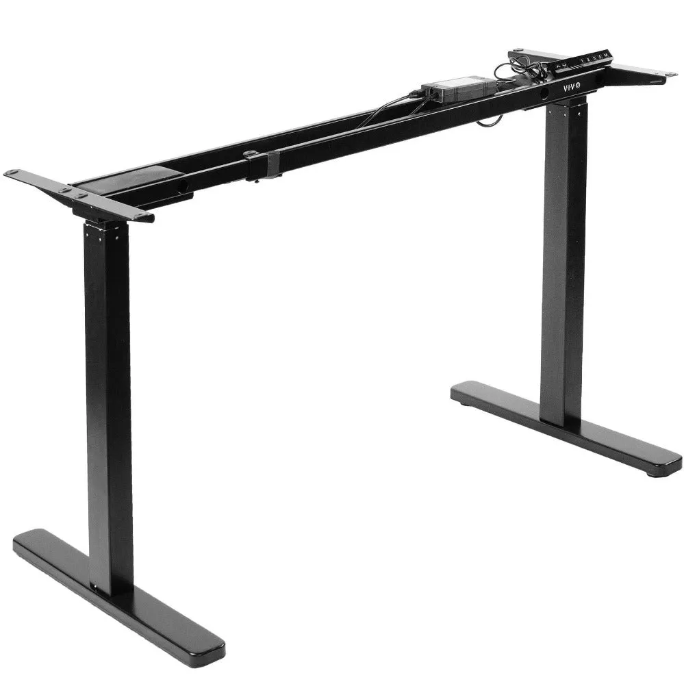 VIVO 45"-87" Electric Dual Motor Desk Frame, DESK-V122EB/DESK-V122EW