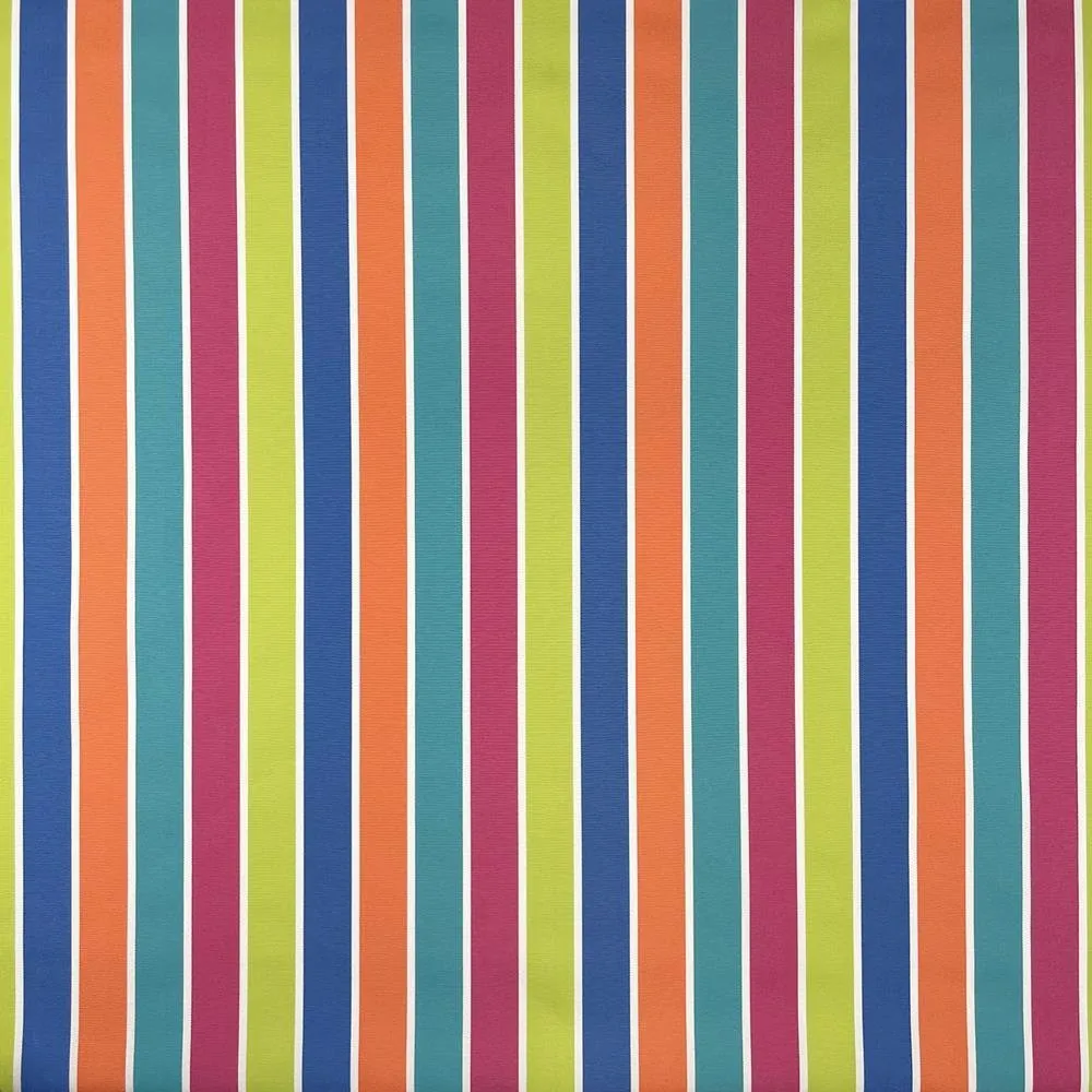 Water Resistant UV Protected Canvas - Colourful Stripe