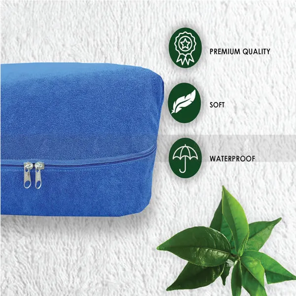 Waterproof Zipper Mattress Protector (Blue Color)