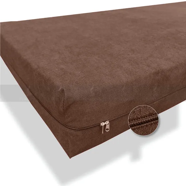 Waterproof Zipper Mattress Protector (Brown Color)