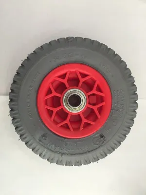 Wheel Pneumatic Grey with Bearings