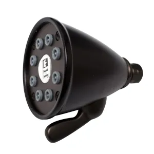 Whitehaus WH139-ORB Showerhaus Round Showerhead with 8 Spray Jets with Adjustable Ball Joint