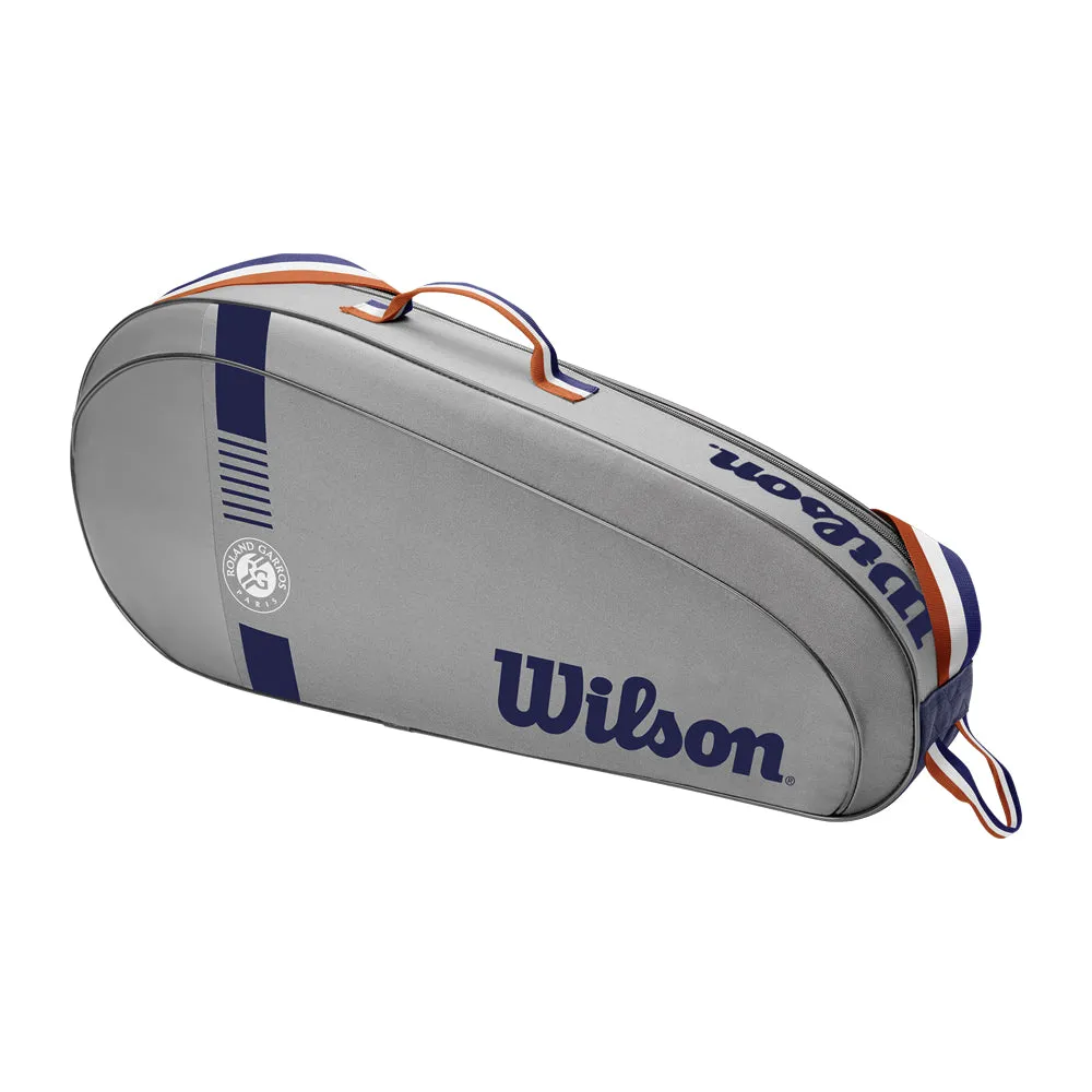 Wilson  Roland Garros Team 3 Racket Bag - Grey