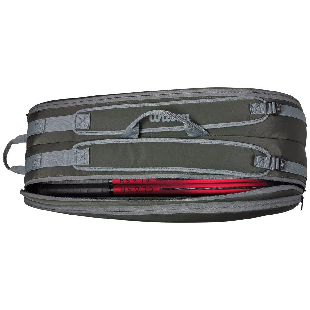 Wilson Tour 6 Pack Racket Bag - Dark Green