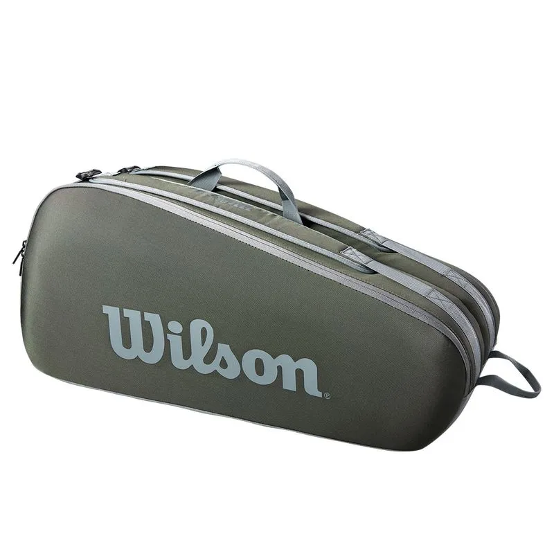 Wilson Tour 6 Pack Tennis Bag Dark Green