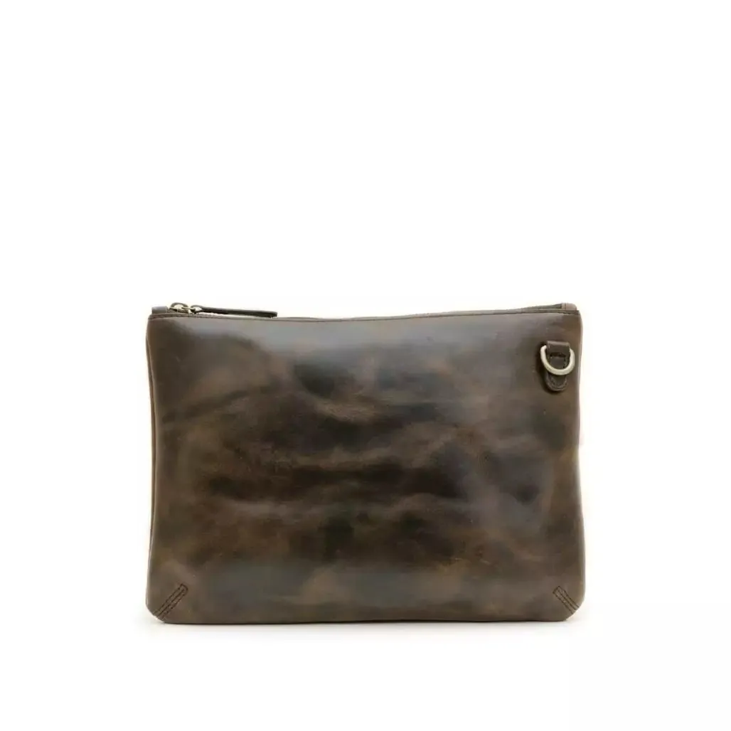 Zemp Amsterdam Sling Cross Body Bag (M) | Waxy Brown