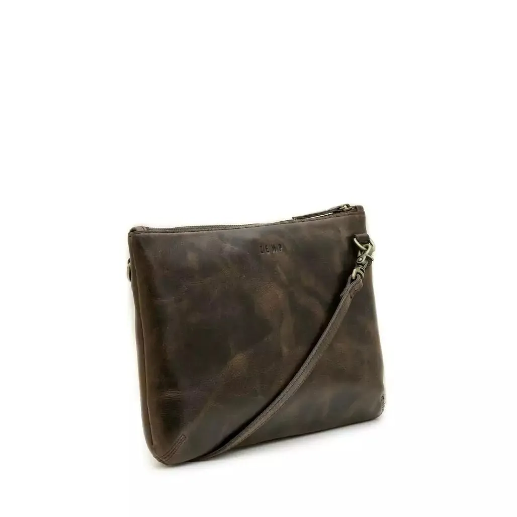 Zemp Amsterdam Sling Cross Body Bag (M) | Waxy Brown