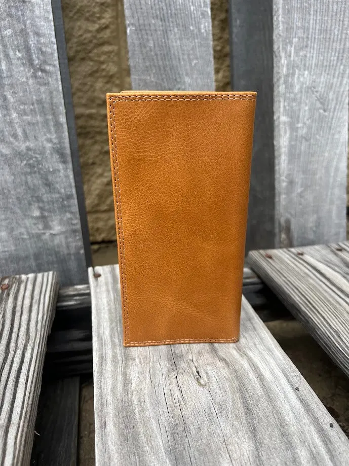 Zep-Pro IWS4TAN-UMS Ole Miss Tan Leather Tall Wallet